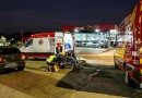 Idosa fica ferida em atropelamento