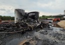Incêndio em distribuidora de combustíveis é extinto, informa o Corpo de Bombeiros