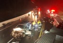 Criança de 11 anos morre em grave colisão na BR-282; o acidente envolveu três veículos e seis feridos