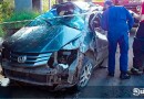 Capotamento deixa homem gravemente ferido na BR-282 em São Miguel