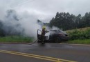 Incêndio em veículo mobiliza Corpo de Bombeiros no Oeste de SC