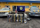 Quase meia tonelada de maconha é encontrada em caminhonete roubada na BR-282