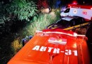 Homem perde controle do veículo e capota na BR-282 entre Maravilha e São Miguel do Oeste