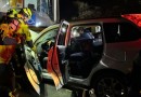 Colisão frontal entre carro e ônibus em Chapecó deixa 6 feridos