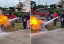 Equipe do CAPS-I participa de treinamento de combate a incêndios em parceria com Corpo de Bombeiros