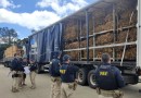 PRF flagra 244 toneladas de excesso de peso em rodovias federais de SC