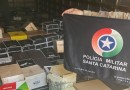 Polícia Militar apreende 840 caixas de vinho importado irregularmente em Dionísio Cerqueira