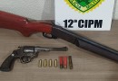 Homem é preso com armas e munições