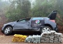 Perseguição policial na SC-283 termina com apreensão de 120 kg de drogas e fuga de suspeito