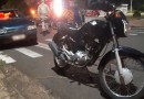 Acidente entre carro e moto mobiliza equipes do Corpo de Bombeiros e PM