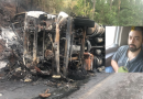 Identificado motorista carbonizado em acidente na BR-282