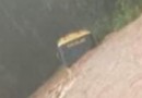 Motorista tira 12 crianças pela janela antes de ônibus escolar ser tomado pela água em SC