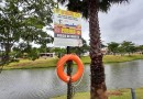 Boias salva-vidas instaladas nos lagos são alvo de vandalismo