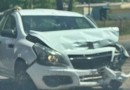 Colisão envolve dois automóveis na Avenida Silvio Antônio Barbieri