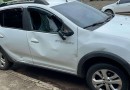 Colisão entre carro e moto deixa duas mulheres feridas no bairro Miniguaçu