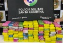 Mulher é presa com mais de 60 kg de droga no Oeste de SC