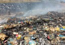 Bombeiros utilizam 6 mil litros de água para combater incêndio em aterro sanitário