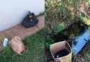 Suspeito invade casa, foge pelos telhados e abandona objetos furtados