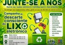 Município realiza campanha de coleta de lixo eletrônico nesta sexta-feira