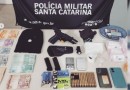 Operação policial prendem criminosos e drogas e armas são apreendidas no Oeste de SC