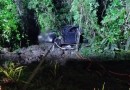 Motorista é resgatado após saída de pista e queda em ribanceira na BR-158