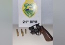 Dono de conveniência é preso com arma de fogo irregular