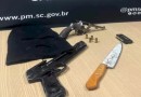 Quadrilha sequestra ônibus, mas acaba rendida por passageiros e vai presa em SC