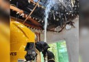 Corpo de Bombeiros atende princípio de incêndio atinge em residência no Bairro Santa Mari