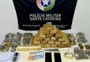 Nove pessoas são presas e quase 30 kg de drogas apreendidos em SC