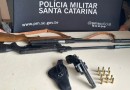 Três homens são presos por porte ilegal de arma de fogo no Oeste de SC