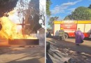 Incêndio em cemitério interrompe missa de Dia de Finados em SC