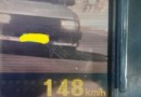 Chevette é flagrado a quase 150 km/h