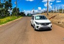 Colisão entre carro e ônibus deixa idoso levemente ferido no interior