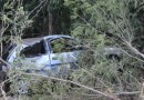 Mulher ferida em acidente entre carro e caminhão na BR 282