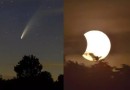 ‘Cometa do século’ e eclipse parcial da Lua: saiba quando ficar de olho no céu