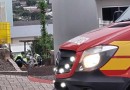 Trabalhador cai de quase 10 metros de altura