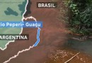 Criminosos mudam curso de rio para contrabandear mercadorias na fronteira entre Brasil e Argentina
