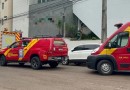 Corpo de Bombeiros combate princípio de incêndio em farmácia no centro