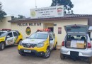 Polícia Militar de Marmeleiro intercepta veículo com carga de vinho contrabandeada