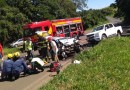 Grave acidente deixa uma pessoa morta e vários feridos na BR 163