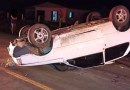 Acidente com capotamento deixa homem ferido na SC-305