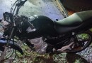 Motocicleta furtada é encontrada parcialmente desmontada