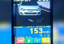 "Tá com pressa?" Motorista é flagrado a 153 Km/h na PRc 467 durante fiscalização