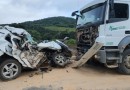 Motorista de 61 anos morre em colisão frontal com caminhão