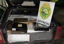BPFron apreende veículo carregado com mais de 300 garrafas de vinho argentino