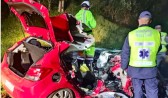 Jovem de 21 anos morre em colisão frontal entre caminhão e carro na BR-116