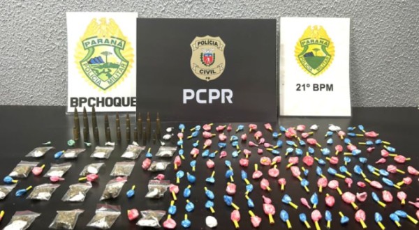 Operação conjunta resulta em prisão por tráfico e posse ilegal de munições