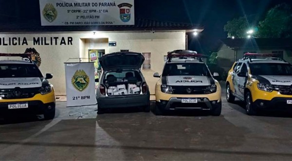 Polícia Militar apreende veículo carregado com grande quantidade de agrotóxicos