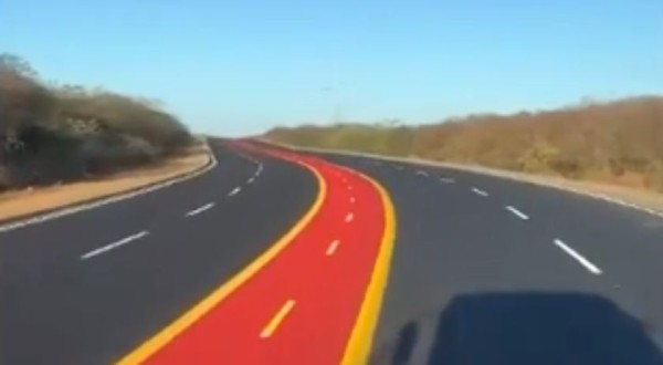 Ciclofaixa no meio de estrada no Piauí viraliza nas redes sociais: 'na lateral já não é respeitada'