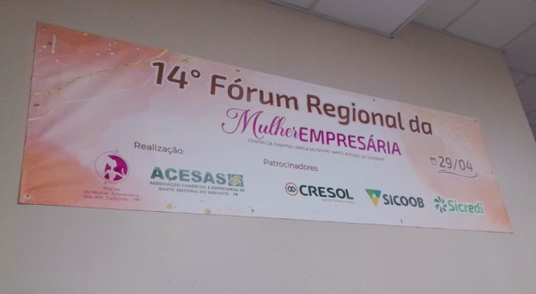 14° Fórum Regional da Mulher Empresária é realizado em Santo Antonio do Sudoeste